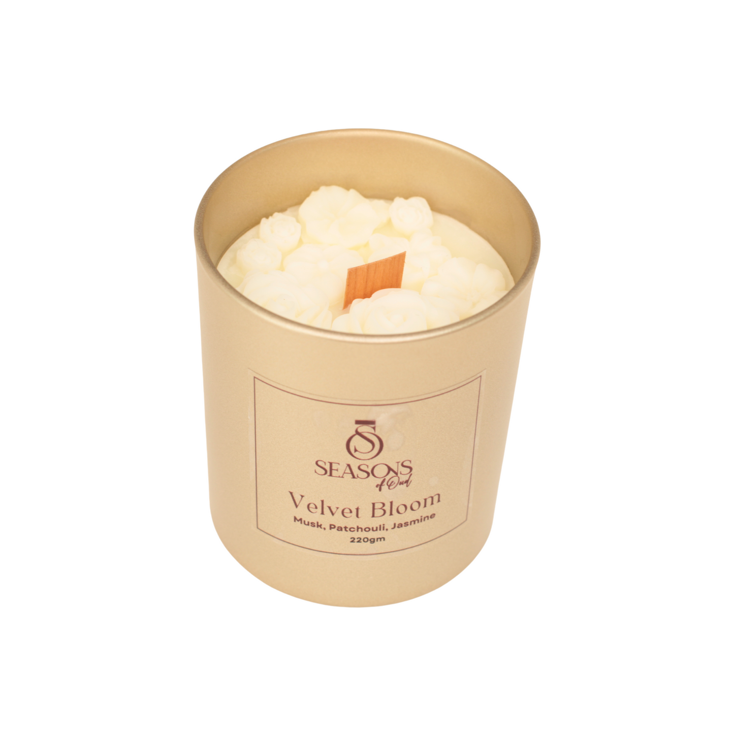 Velvet Bloom: Scented Candle 220gm