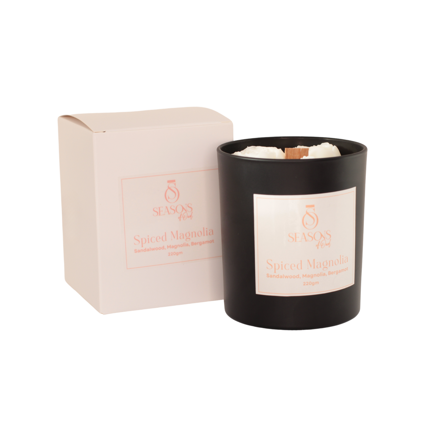 Spiced Magnolia: Scented Candle 220gm