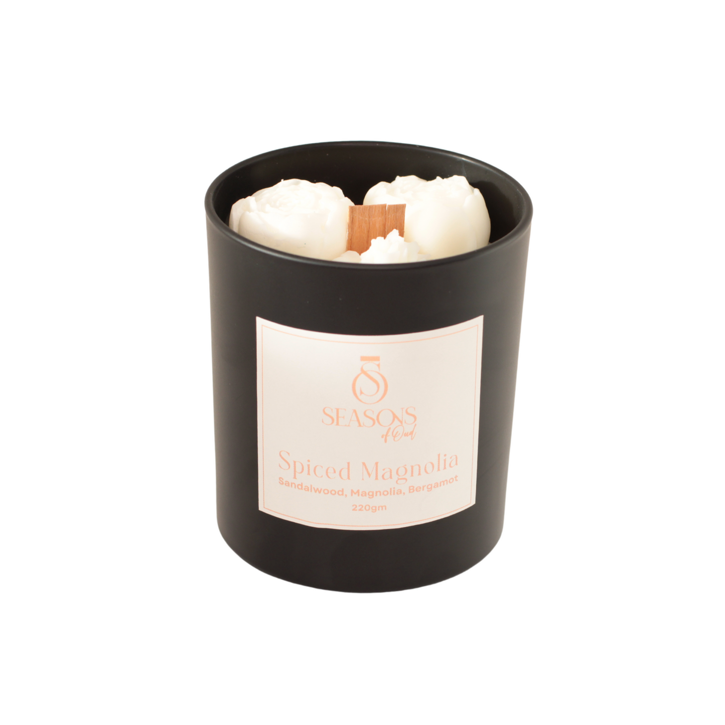 Spiced Magnolia: Scented Candle 220gm