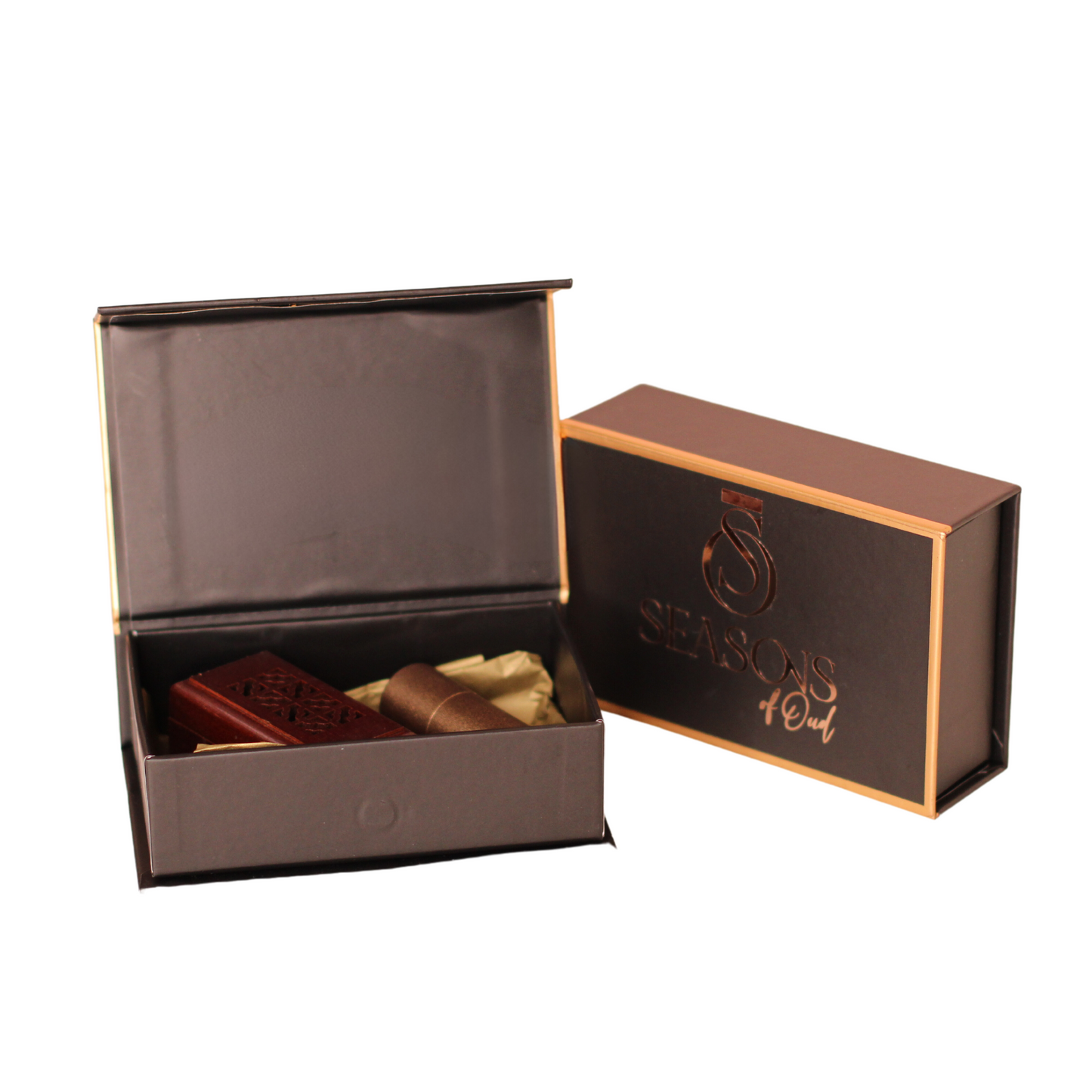 10 Pieces Incense Sticks with Wooden Box Gift Set (Black)