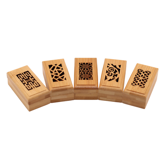 Wooden Incense Stick Burner Wooden Box (Warm Beige)