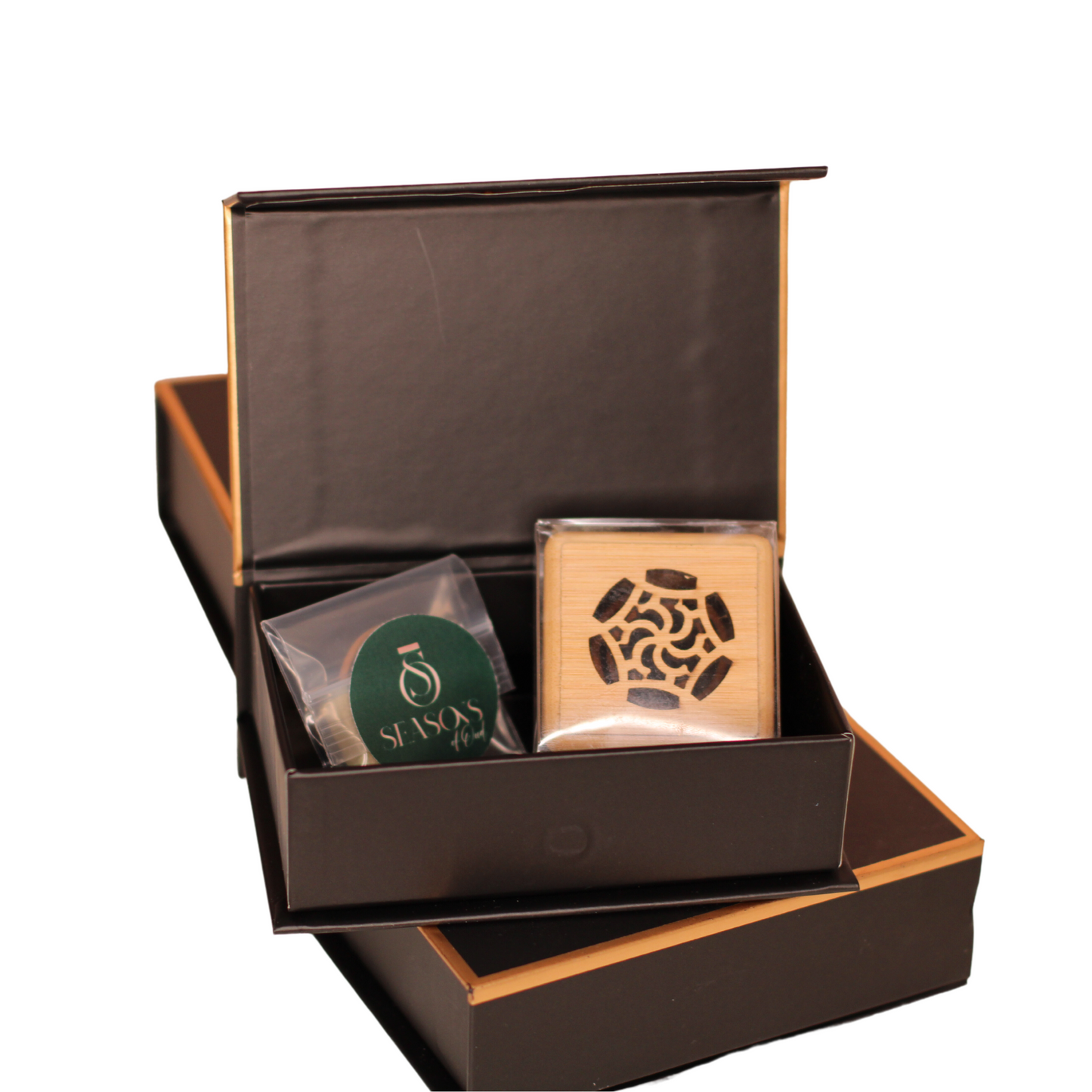 5 Pieces Oud Sticks with Mini Wooden Box Gift Set