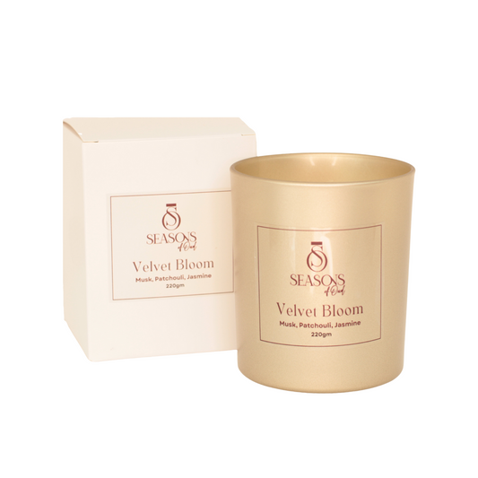 Velvet Bloom: Scented Candle 220gm