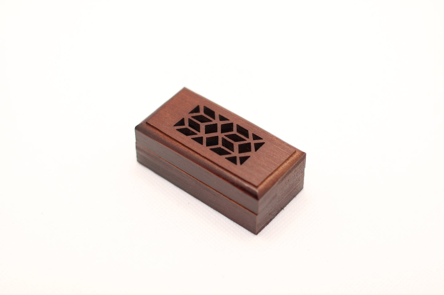 Wooden Incense Stick Burner Wooden Box (Brown)